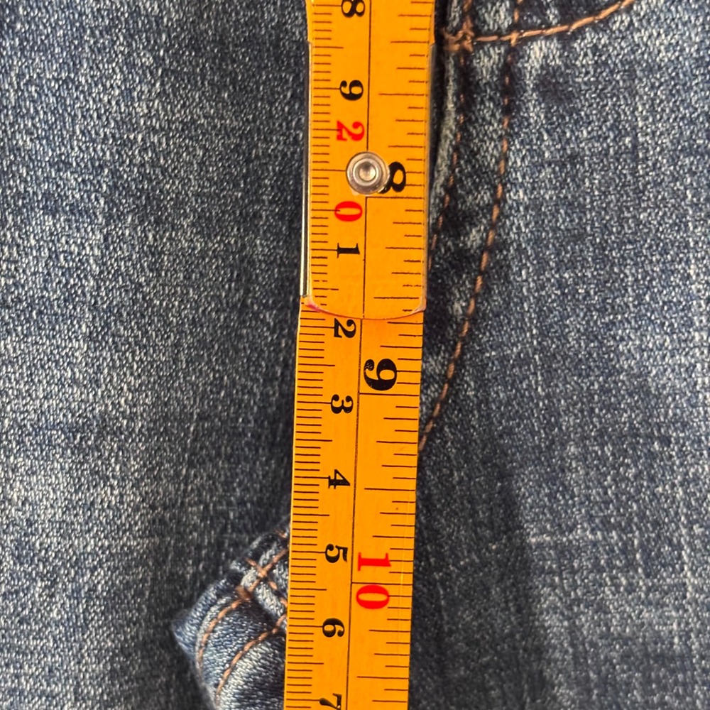 NWT Aeropostale Medium Wash Blue Denim High Rise Flare 5 Pocket Jeans Womens 6 - Picture 11 of 11